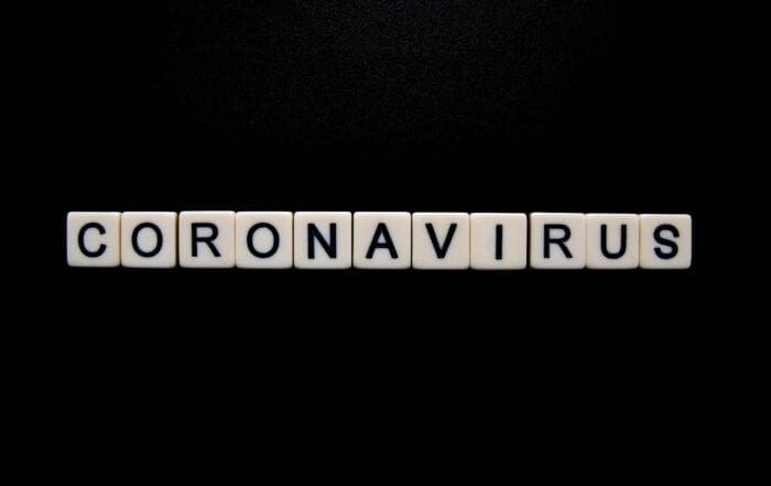 coronavirus scrabble letters