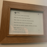 brown wooden picture frame