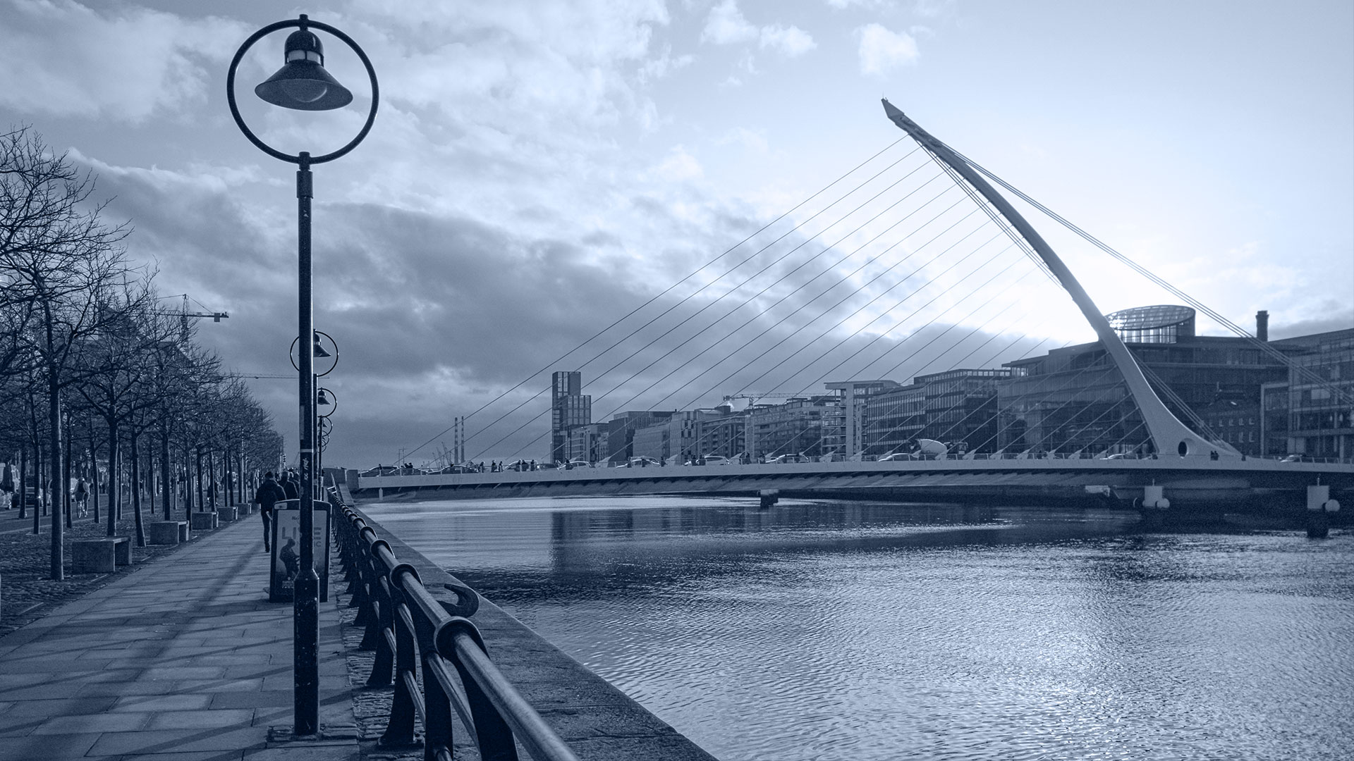 Modern Bridge design in Ireland.