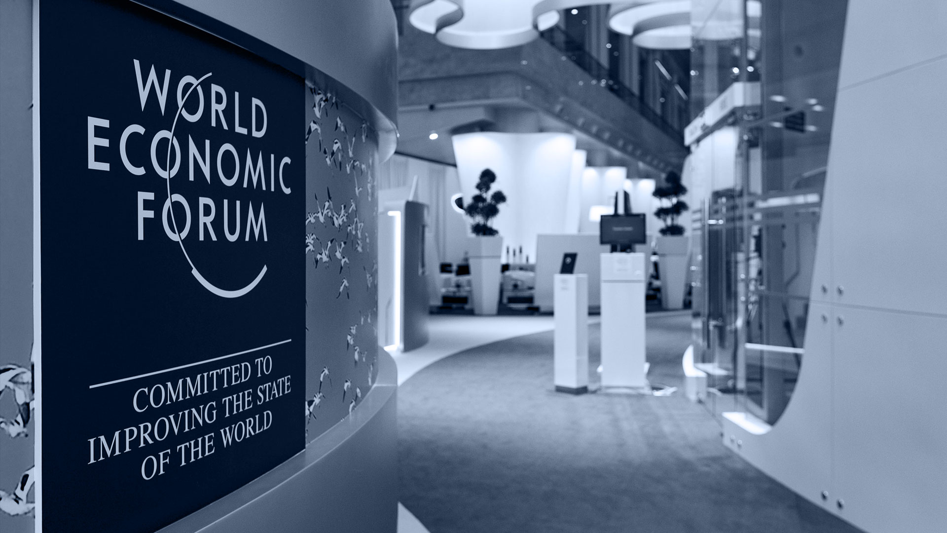 World Economic Forum entrance.