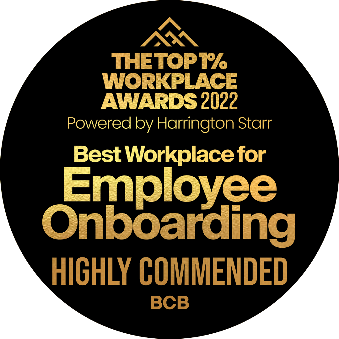 Best Workplace for Employee Onboardin g – Highly Commended, BCB-02 GOLD