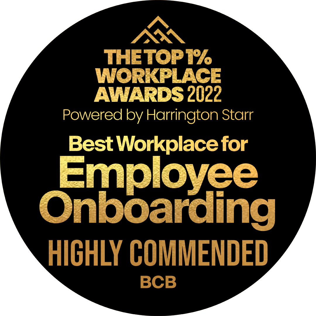 Best Workplace for Employee Onboardin g – Highly Commended, BCB-02 GOLD